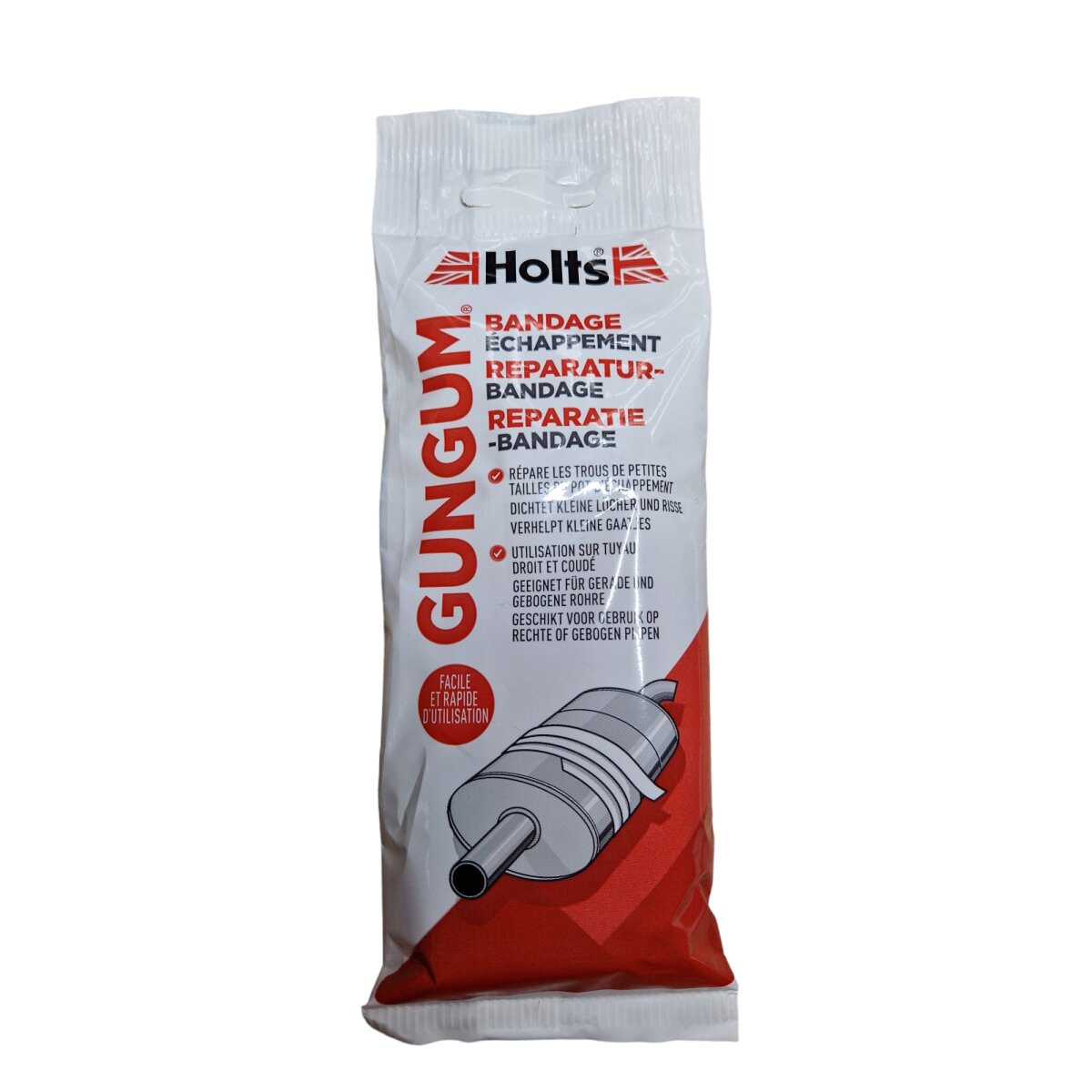 Holts GUN-GUM-Bandage, Reparaturbandage 1,10m für Auspuff