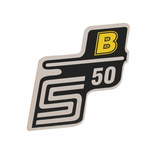 Klebefolie/Aufkleber "S50 B" gelb