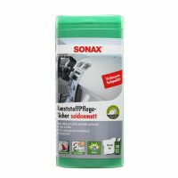 SONAX KunststoffPflegeTücher seidenmatt Box