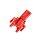 Zündschlossabdeckung rot für Armaturenträger Simson S53, S83, MS50
