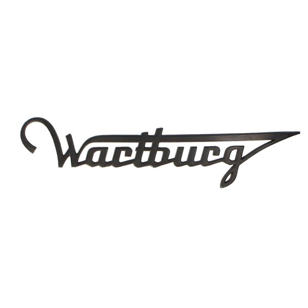 Schriftzug "Wartburg" Plaste schwarz P311, P312, P313, P353 (bis 05/85)