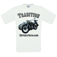 T-Shirt Motiv: "Tradition AWO mit Beiwagen...