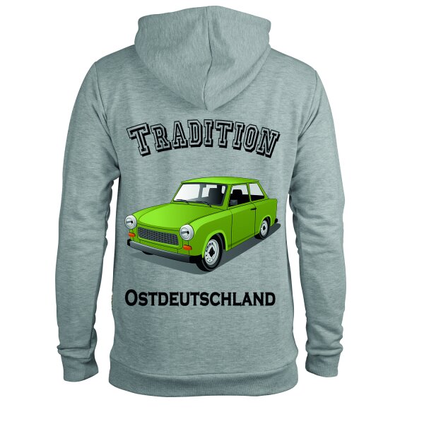 Hoodie Pullover Motiv: "Tradition Ostdeutschland Trabant 601" M