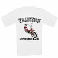 T-Shirt Motiv: "Tradition Ostdeutschland Simson Mofa...