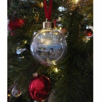 Weihnachtsbaumkugeln 6 Stück Motiv: Tradition Ostdeutschland mit DDR-Vierräder