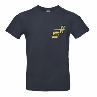 T-Shirt Motiv "S51N Logo" Unisex Shirt XL schwarz