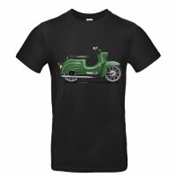 T-Shirt "Schwalbe grün" Damen Shirt M schwarz