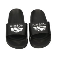 Badelatschen mit Simson Logo Größe  45