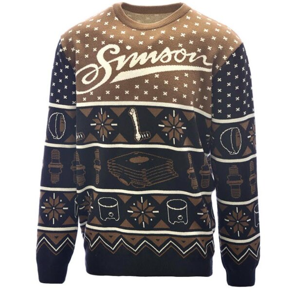Strickpullover "Simson" 3- farbig Ugly Sweater