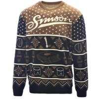 Strickpullover "Simson" 3- farbig Ugly Sweater M