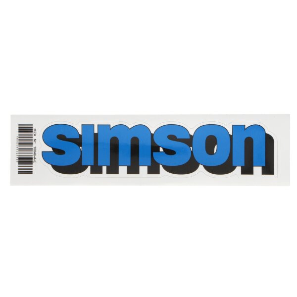 Aufkleber Simson Schriftzug für SR1, SR2 - Online Shop