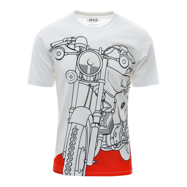 T-Shirt weiß mit Simson S51 Motiv 100% Baumwolle verschiedene Größen