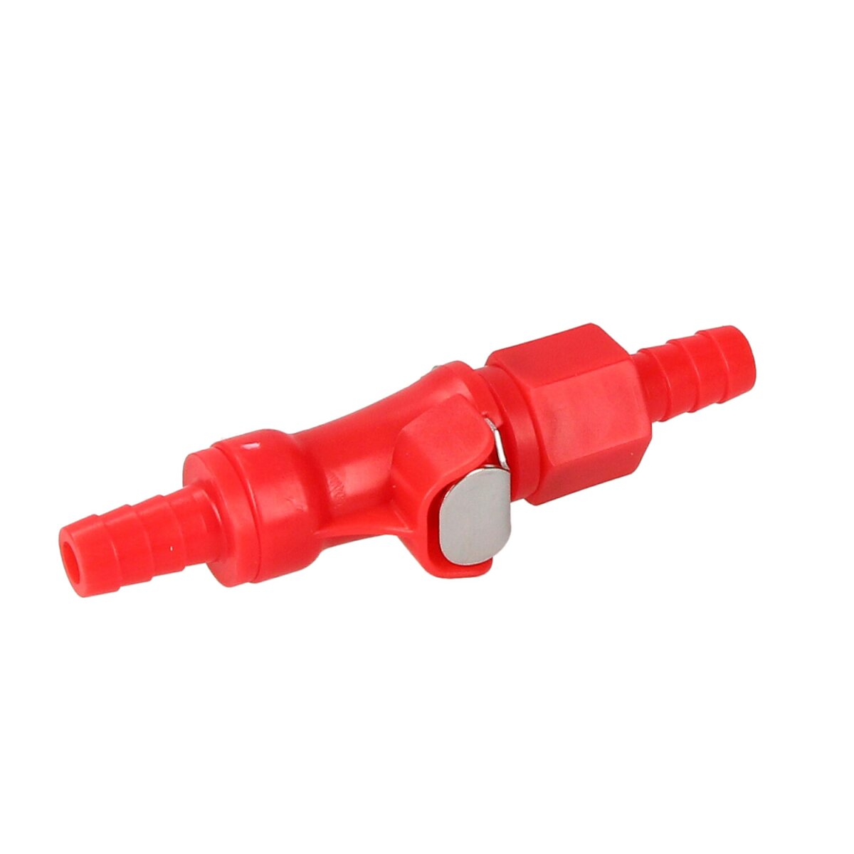 Steckkupplung (Benzinschlauchkupplung) rot für Benzinschlauch 8mm
