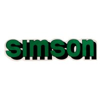 Klebefolie/Aufkleber Simson-Tank, grün